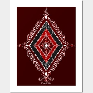 Delicate Ace of Diamonds Luxury Edition Posters and Art